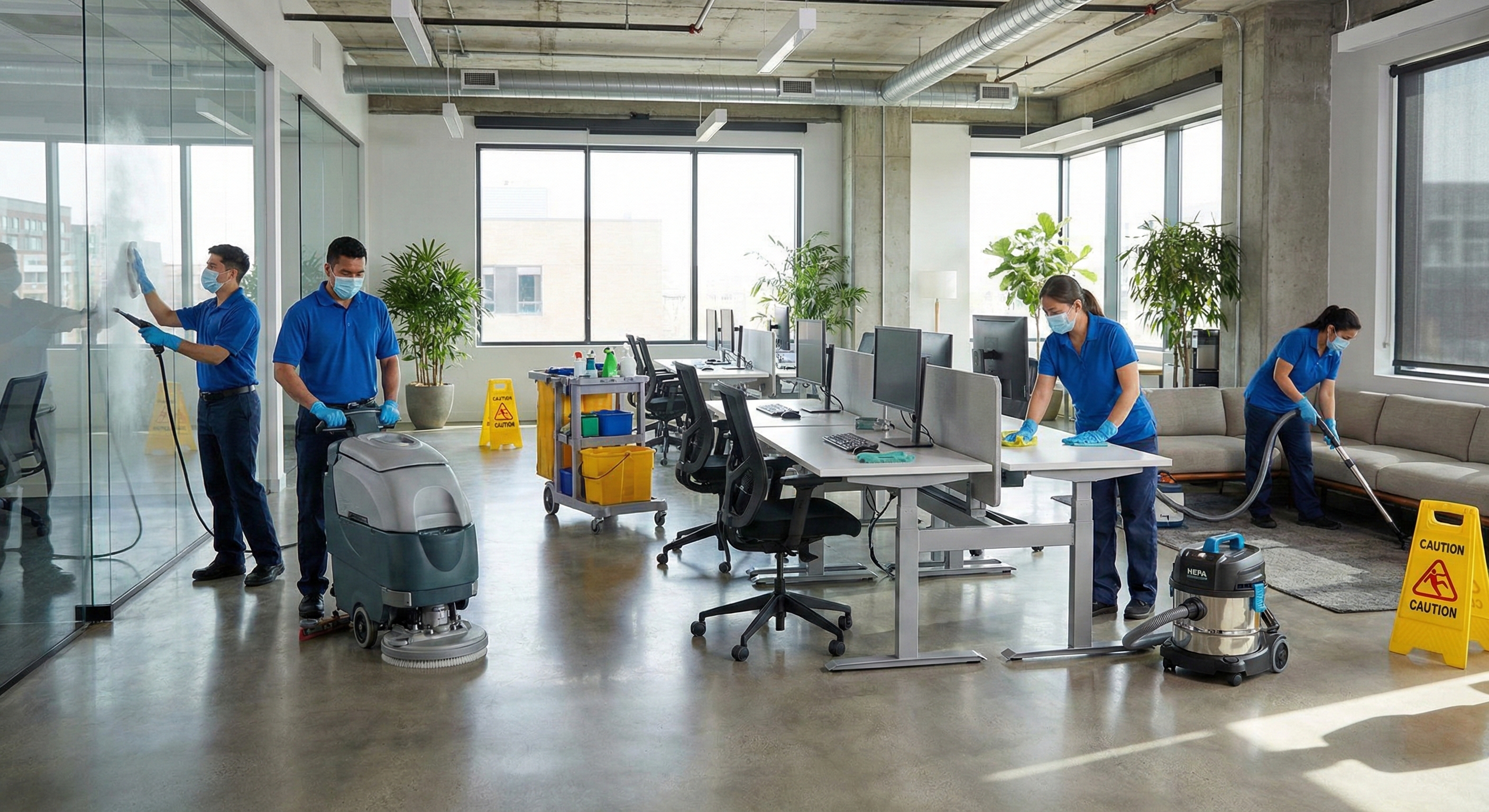 Modern Ofis Derin Temizlik — after